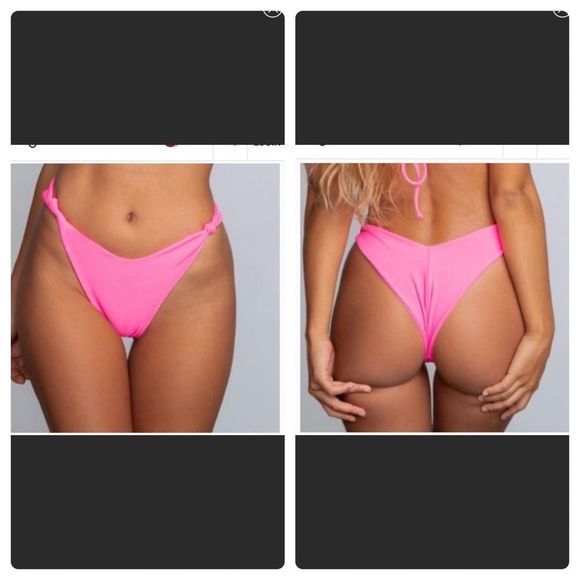Skatie Other - Skatie Suzanne Barbie Core Pink Bikini Bottoms Sz L